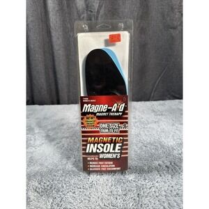 VTG NOS Magne-Aid Magnet Therapy Insoles Women's One Size Trim To Fit 719200 USA